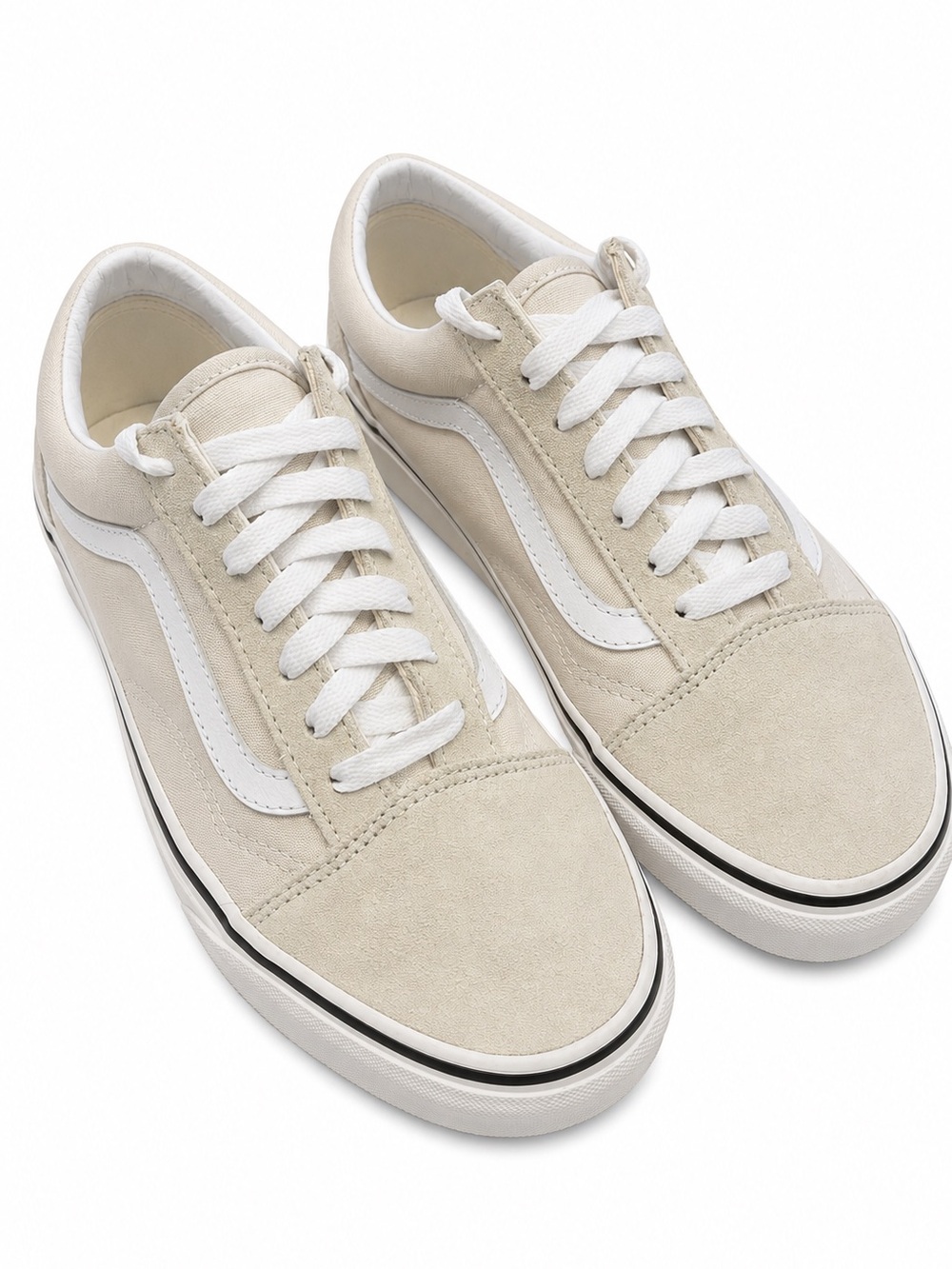 Vans Old Skool French Oak Suede Canvas Sneakers Mens 6 Womens 7.5 NEW No Tags